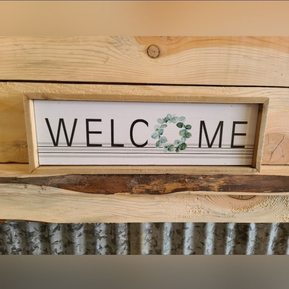 Welcome sign